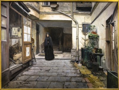 Het pandjeshuis door Santiago Rusiñol