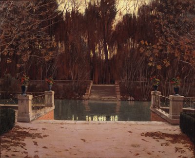 De aanlegsteiger door Santiago Rusiñol