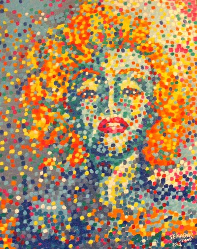 Marilyn Monroe door Santina Semadar Panetta