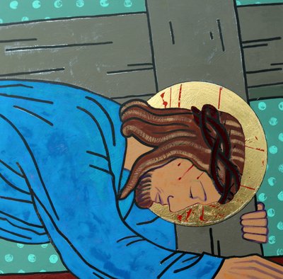 Jezus valt door Sara Hayward