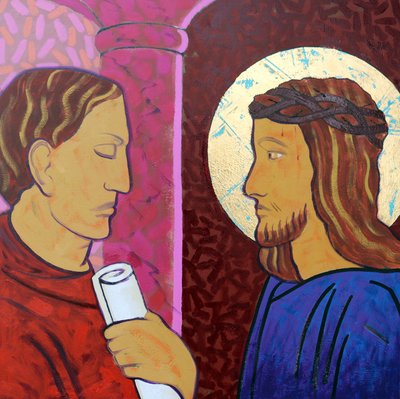 Jezus wordt veroordeeld door Sara Hayward