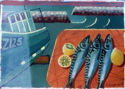 Drie Makrelen door Sara Hayward