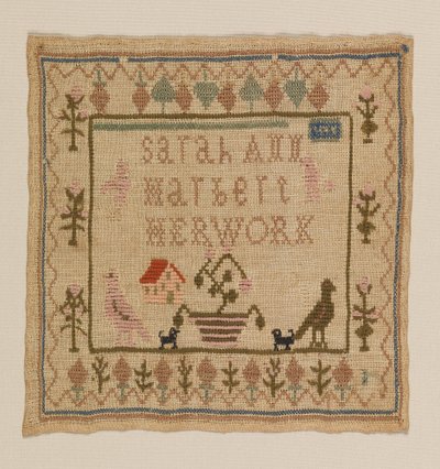 Merklap door Sarah Ann Marbert