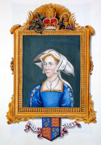 Portret van Anne Boleyn ten onrechte genoemd Koningin Mary uit 