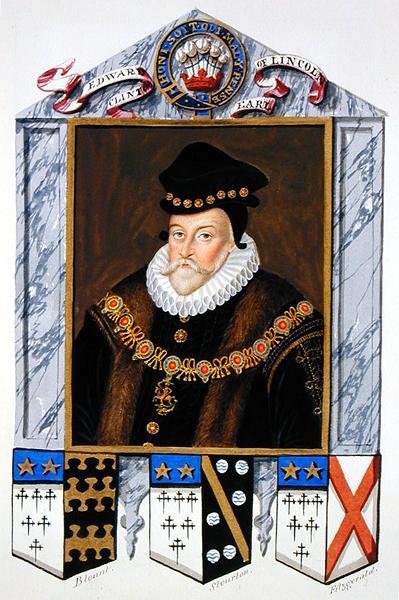 Portret van Edward Fiennes de Clinton (1512-85) 1e Graaf van Lincoln uit 