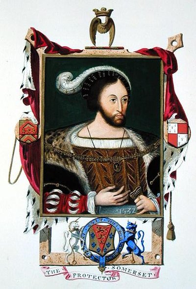 Portret van Edward Seymour, Lord Protector van Edward VI en hertog van Somerset uit 