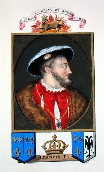 Portret van Francois I Koning van Frankrijk (1494-1547) uit 