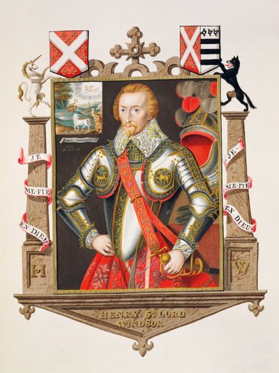 Portret van Henry, 5e Lord Windsor (1562-1615) uit 