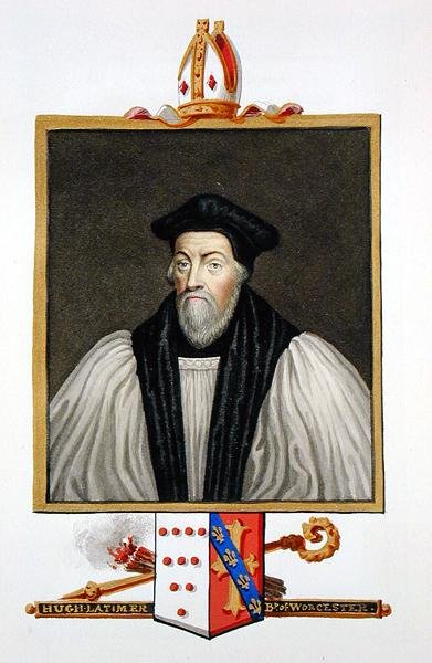 Portret van Hugh Latimer (ca.1486-1555) Bisschop van Worcester uit 