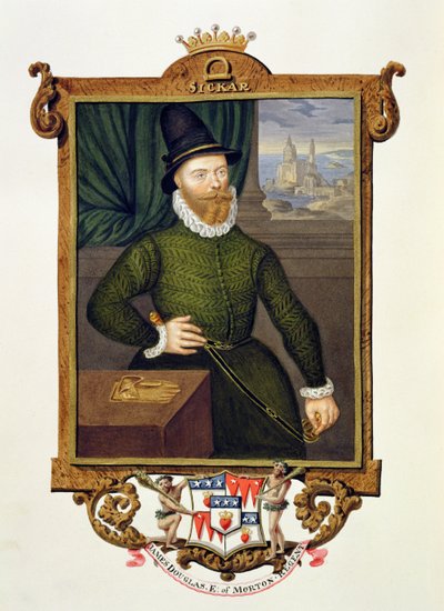 Portret van James Douglas (c.1516-81) 4e Graaf van Morton uit 