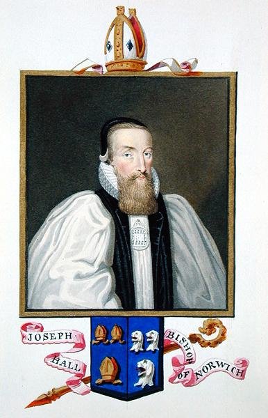 Portret van Joseph Hall (1574-1656) Bisschop van Norwich uit 