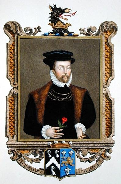 Portret van Lord Roger North (1530-1600) 2e Baron North uit 