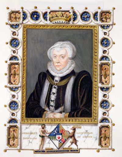 Portret van Margaret Douglas (1515-78) gravin van Lennox uit 