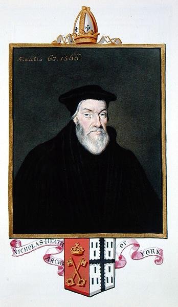 Portret van Nicholas Heath (ca.1501-78) Aartsbisschop van York uit 