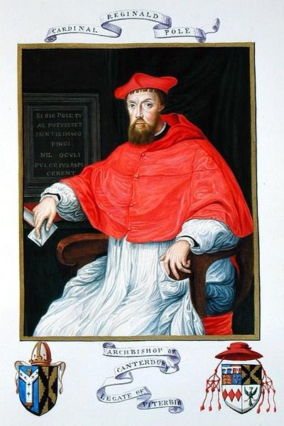 Portret van Reginald Pole (1500-58) Aartsbisschop van Canterbury en Legaat van Viterbo uit 