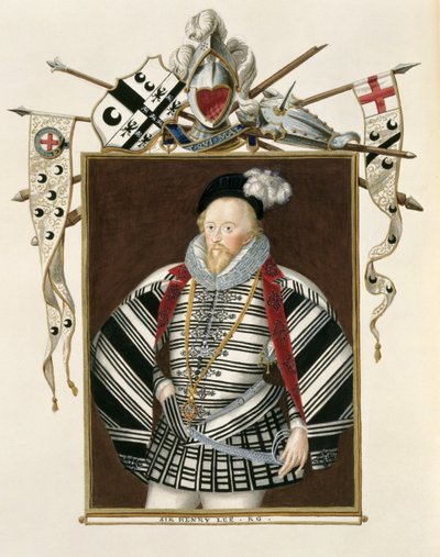Portret van Sir Henry Lee (1530-1610) uit 