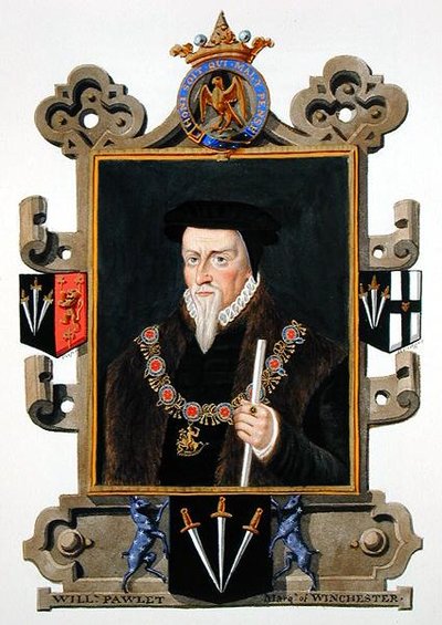 Portret van Sir William Paulet (ca.1485-1572) Markies van Winchester uit 