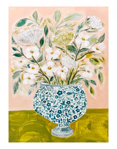11x14 bloemen in bloei door Sarah Fitzgerald