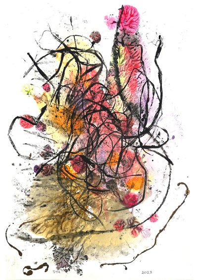 Zwart gras door Sarah Thompson Engels