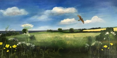 Buzzard, 2022 door Sarah Thompson Engels