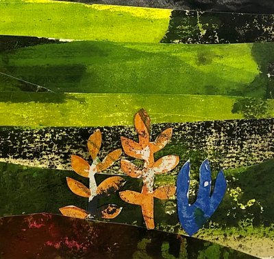 Uitgeknipte Flora, 2023 door Sarah Thompson Engels