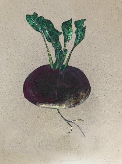 Raap, 2024 (olieverf op doek) door Sarah Thompson Engels