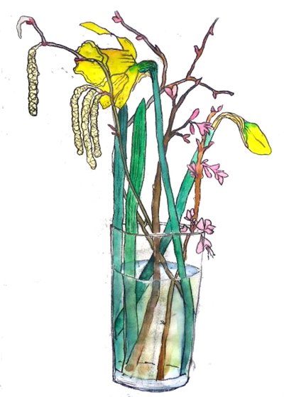 Narcissen door Sarah Thompson Engels