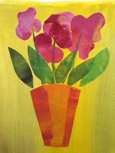 Bloempot door Sarah Thompson Engels
