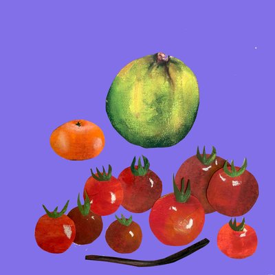 Fruit & groenten, 2020 door Sarah Thompson Engels
