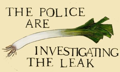 De politie onderzoekt het lek door Sarah Thompson Engels
