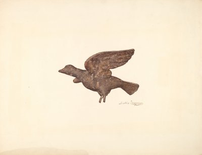 Duif, ca. 1940 door Sarkis Erganian
