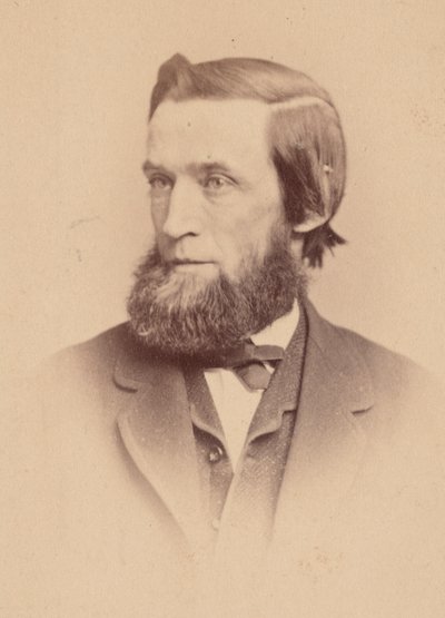 Portret van Hubert Anson Newton 1830-1896, 1870-1877 door Sarony and Co