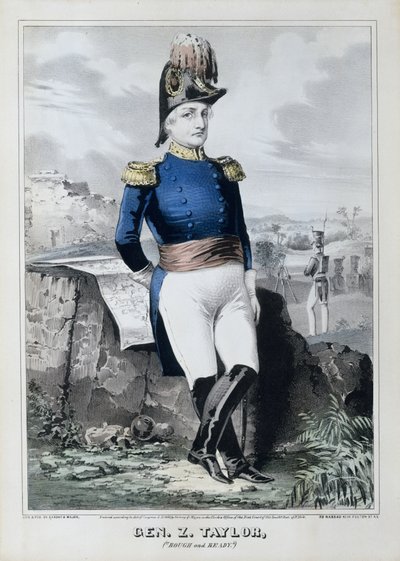 Generaal Z. Taylor (Rough and Ready) door Sarony and Major