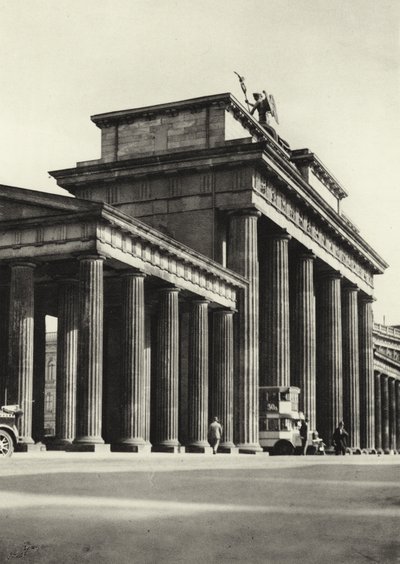 Berlijn: Brandenburger Tor (zwart-wit foto) door Sasha Stone
