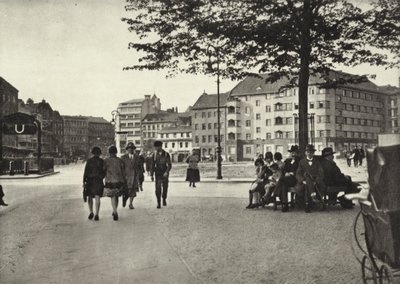 Berlijn: Bulow-Platz (zwart-wit foto) door Sasha Stone
