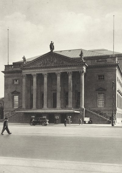 Berlijn: Opernhaus; Opera door Sasha Stone