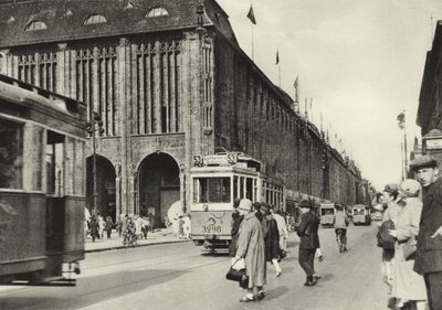 Berlijn: Warenhuis Wertheim (zwart-wit foto) door Sasha Stone