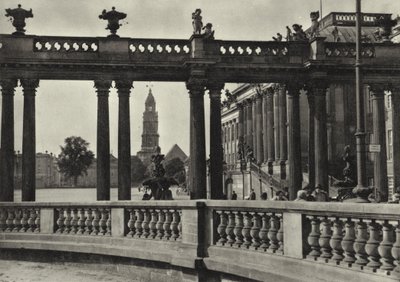 Potsdam, Stadtschloss, colonnades aan de Havel door Sasha Stone
