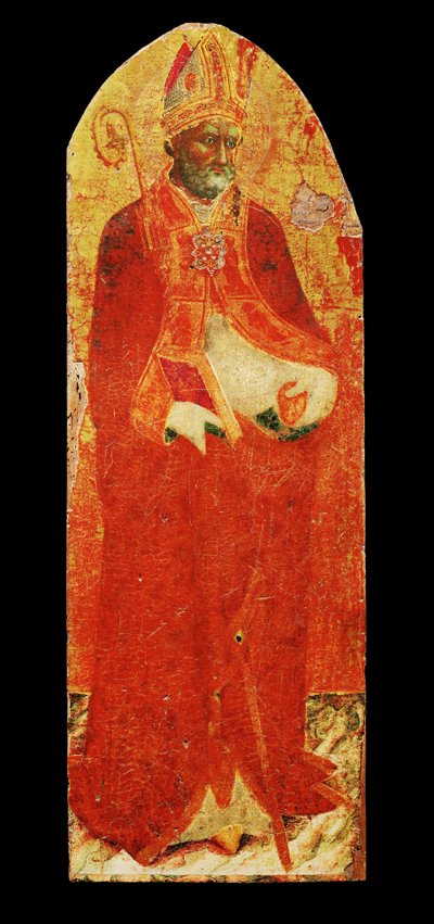 Sint Nicolaas van Bari ... door Sassetta (c.1392-1450)