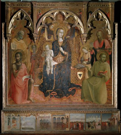 Polyptiek van Onze-Lieve-Vrouw van de Sneeuw door Sassetta (c.1392 1450)