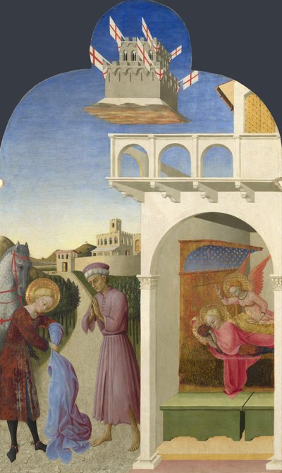 Sint Franciscus en de arme ridder, en Franciscus