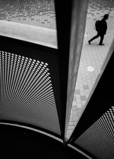 Geometrische stadswandeling door Satoshi Hata