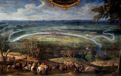 De Daden van Lodewijk II van Bourbon, Prins van Conde (Grote Conde) (1621-1686), blokkade van Parijs in 1649 tijdens de Fronde door Sauveur Le Conte