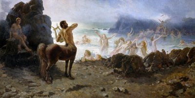Centaur Chiron probeert vrijheid door Saverio Altamura