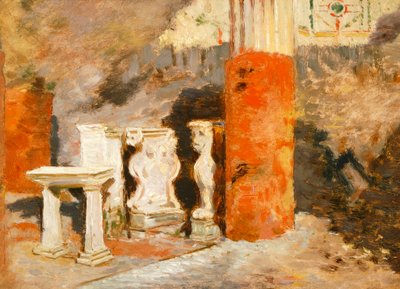 Huis in Pompeii door Saverio Altamura