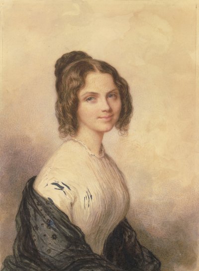 Anne Charlotte Lynch Later Mrs. Vincenzo Botta, ca. 1847 door Savinien Edme Dubourjal
