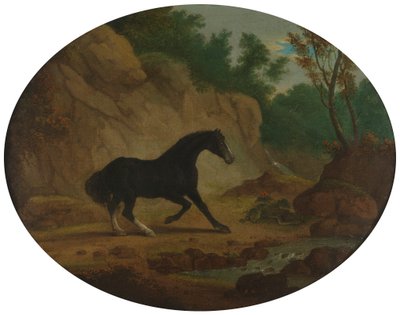 Een paard geschrokken door een slang door Sawrey Gilpin