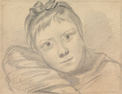 Portret van de Dochter van Ds. William Gilpin door Sawrey Gilpin