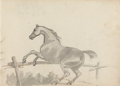 Schetsboektekening door Sawrey Gilpin