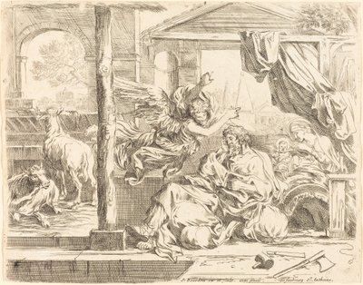 De Droom van Sint Jozef door Sébastien Bourdon